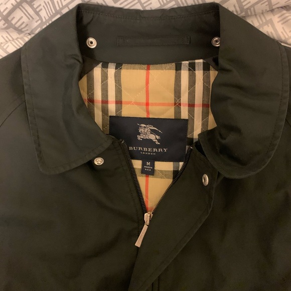 burberry rain jacket mens